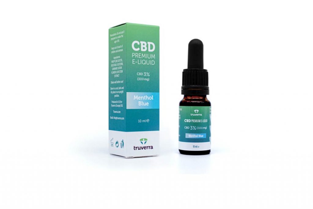 cbd menthol blue eliquid