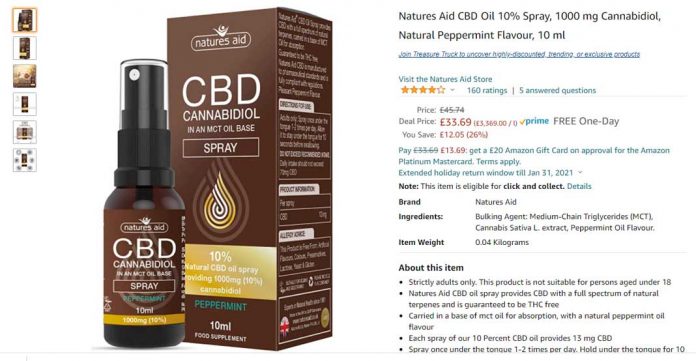 amazon cbd oil