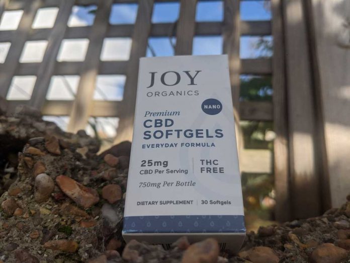 joy organics CBD softgels